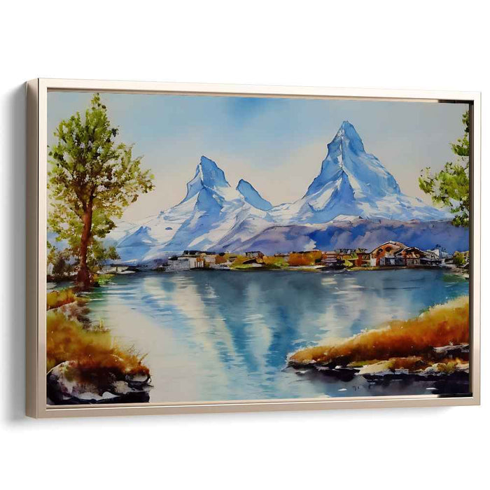 Watercolor Matterhorn #122