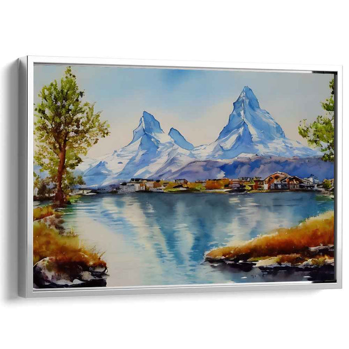 Watercolor Matterhorn #122