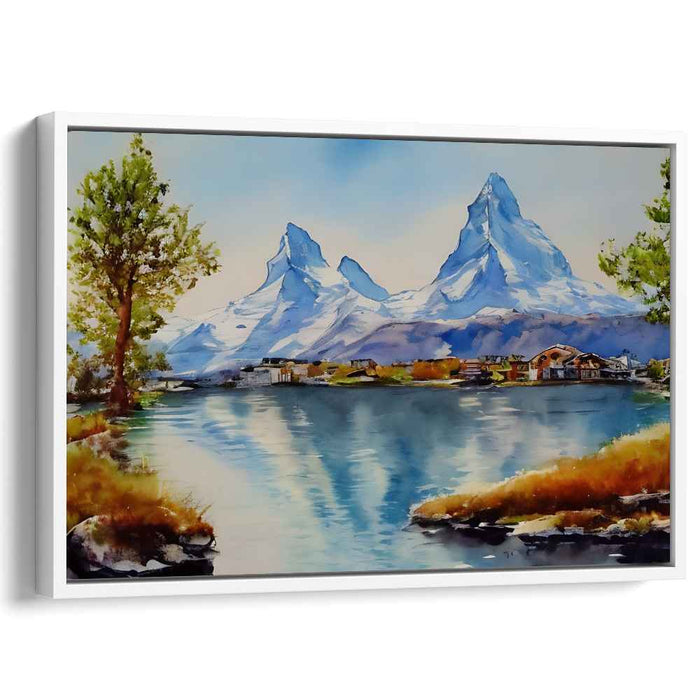 Watercolor Matterhorn #122