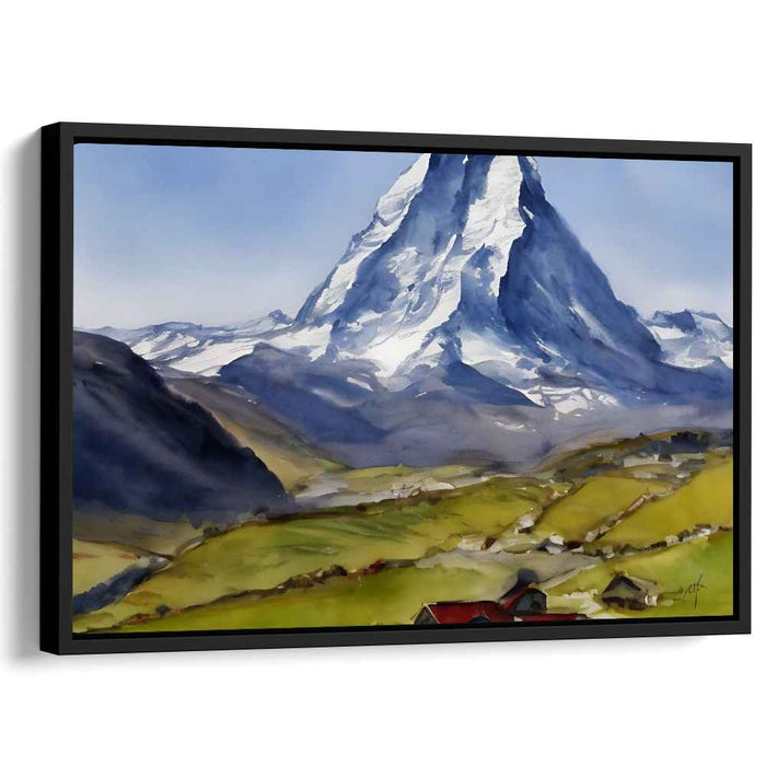 Watercolor Matterhorn #124