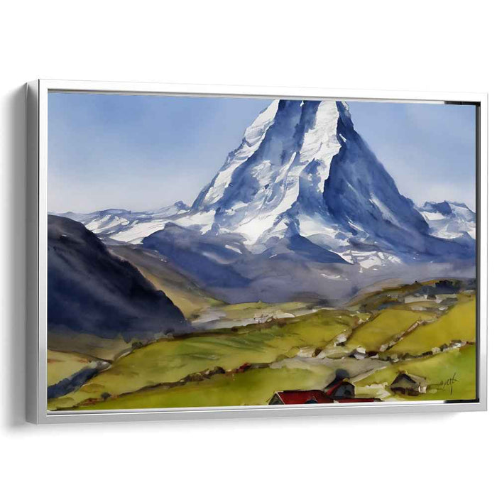 Watercolor Matterhorn #124