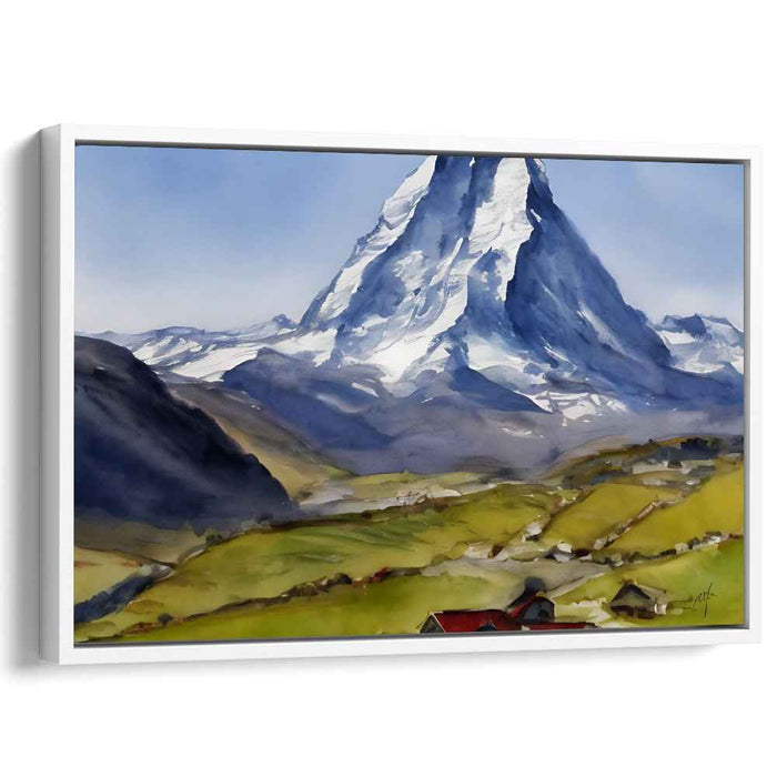 Watercolor Matterhorn #124