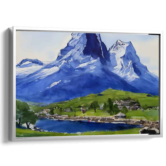 Watercolor Matterhorn #129