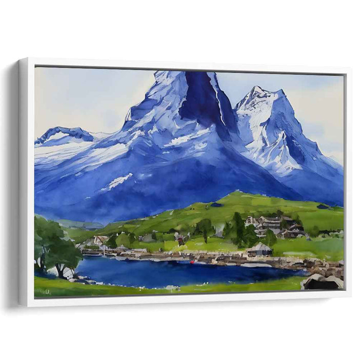 Watercolor Matterhorn #129