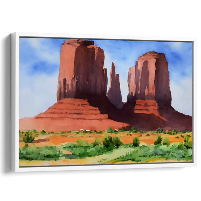 Watercolor Monument Valley #110