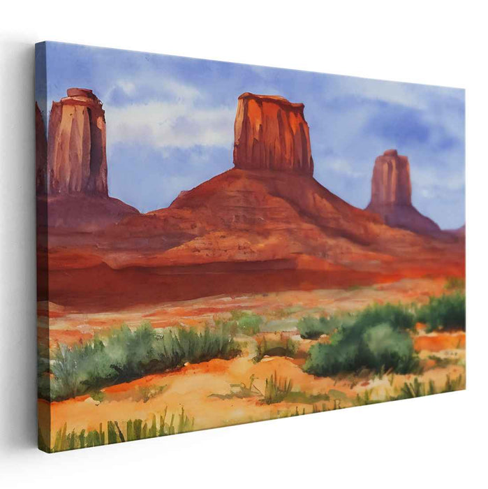 Watercolor Monument Valley #115