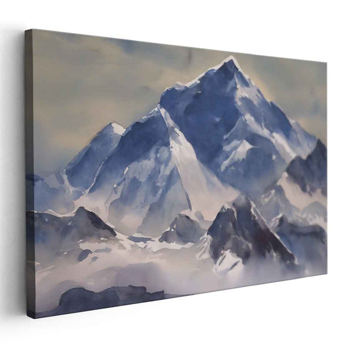 Watercolor Mount Everest #101