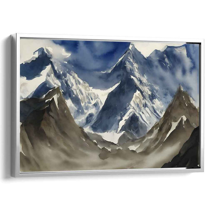 Watercolor Mount Everest #107