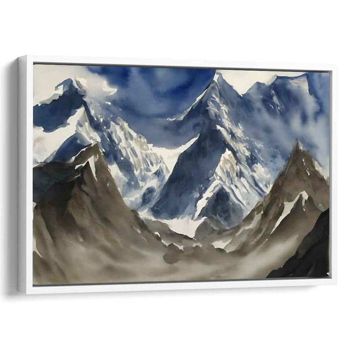 Watercolor Mount Everest #107