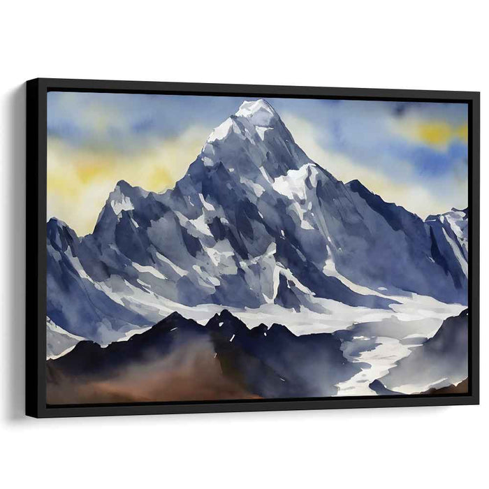 Watercolor Mount Everest #125
