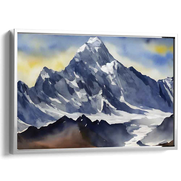 Watercolor Mount Everest #125