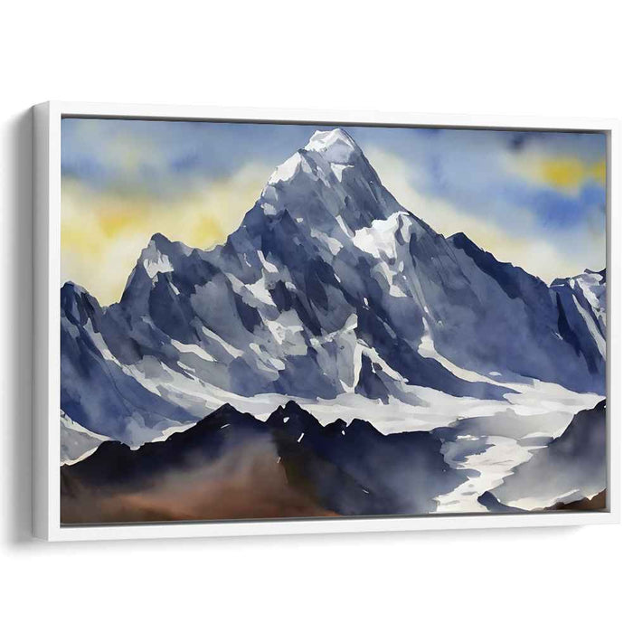 Watercolor Mount Everest #125