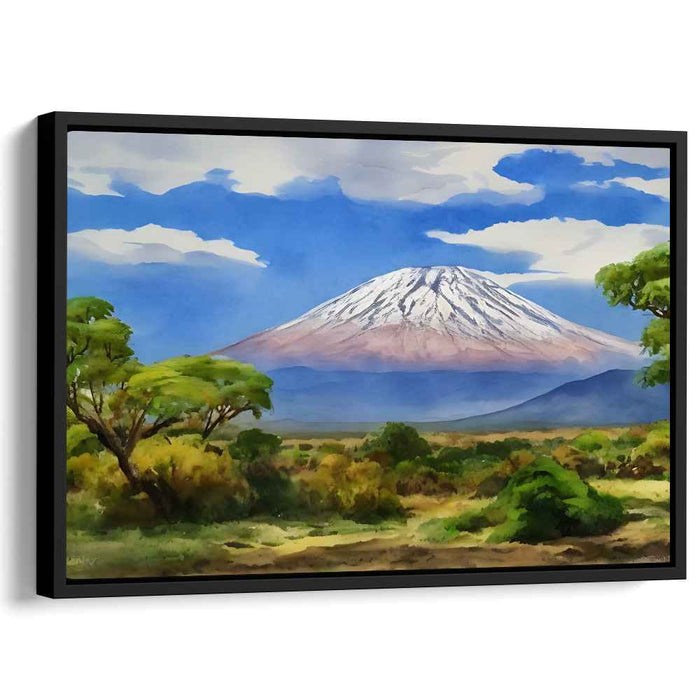 Watercolor Mount Kilimanjaro #105