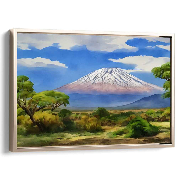 Watercolor Mount Kilimanjaro #105