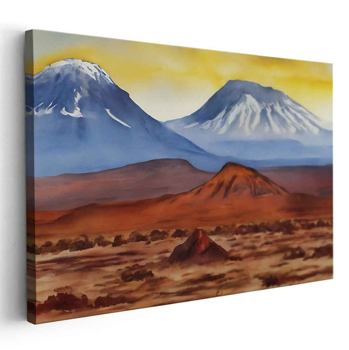 Watercolor Mount Kilimanjaro #108