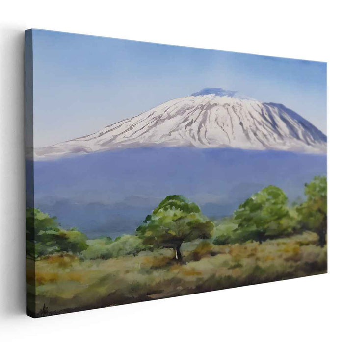 Watercolor Mount Kilimanjaro #127