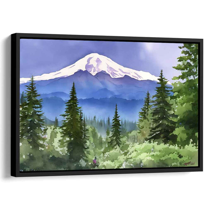 Watercolor Mount Rainier #110