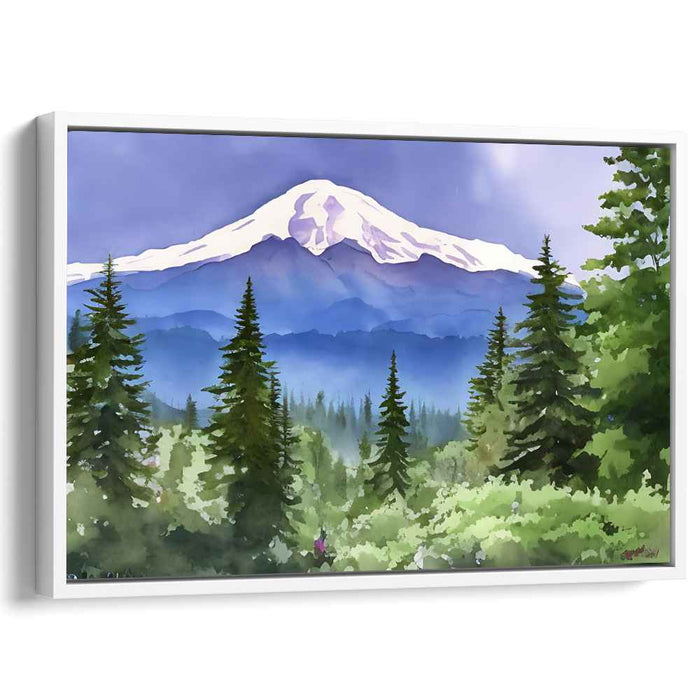 Watercolor Mount Rainier #110