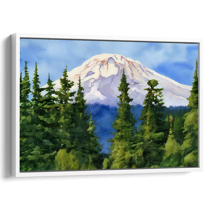 Watercolor Mount Rainier #111