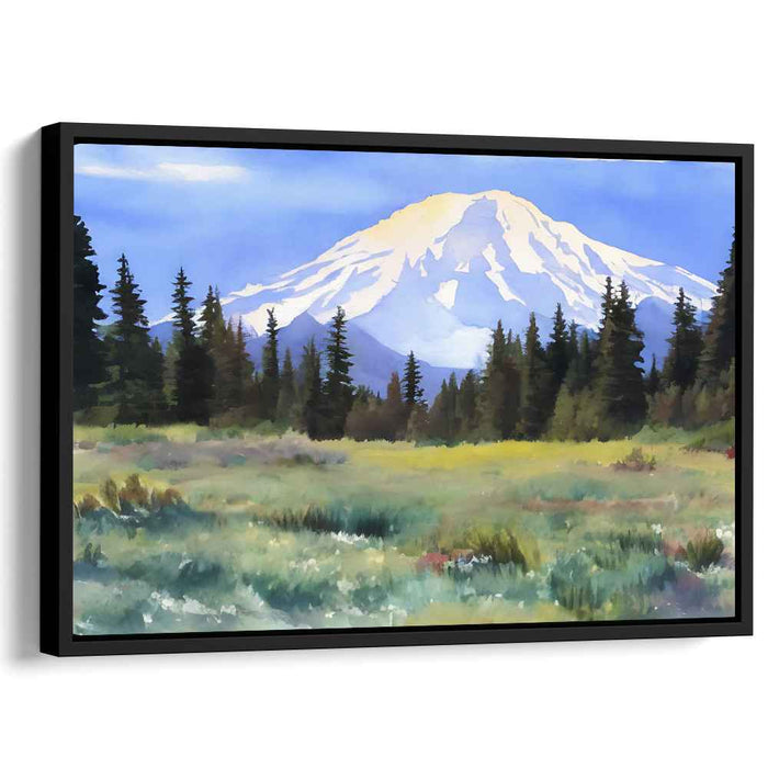 Watercolor Mount Rainier #120