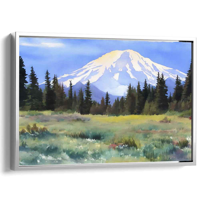 Watercolor Mount Rainier #120