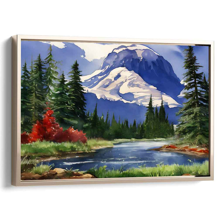 Enrapturing Earth Tapestry: Captivating Nature Landscape Canvas Art Print