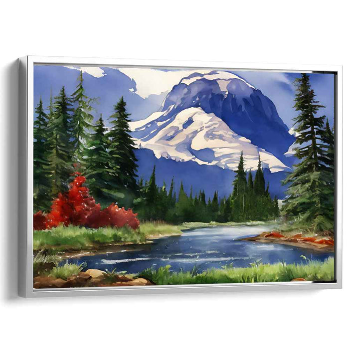 Enrapturing Earth Tapestry: Captivating Nature Landscape Canvas Art Print
