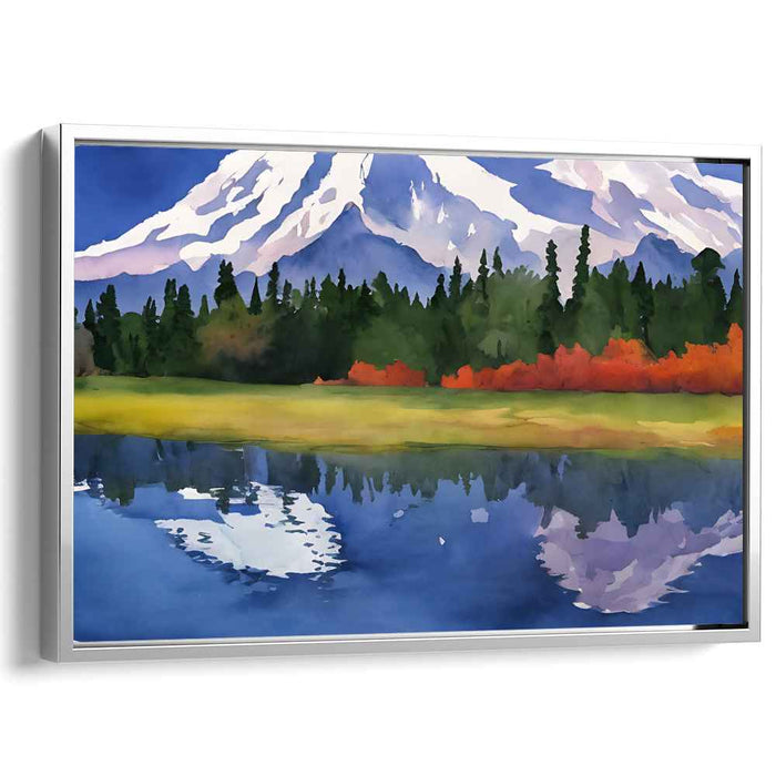 Watercolor Mount Rainier #131