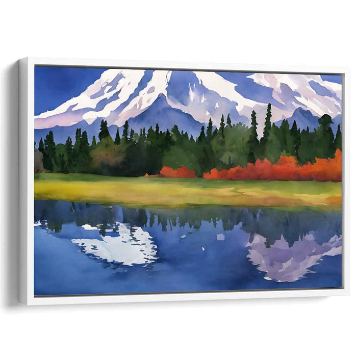 Watercolor Mount Rainier #131