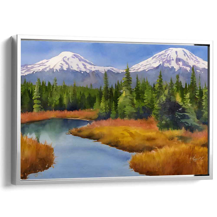 Watercolor Mount Rainier #133