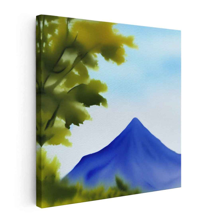 Watercolor Mountain #001