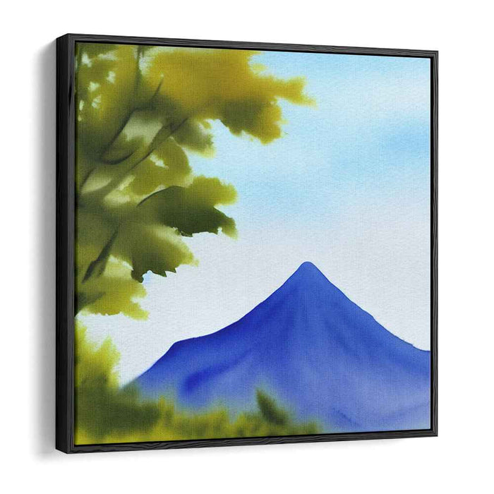 Watercolor Mountain #001