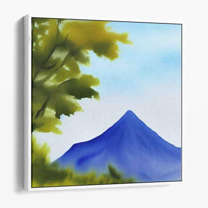 Watercolor Mountain #001