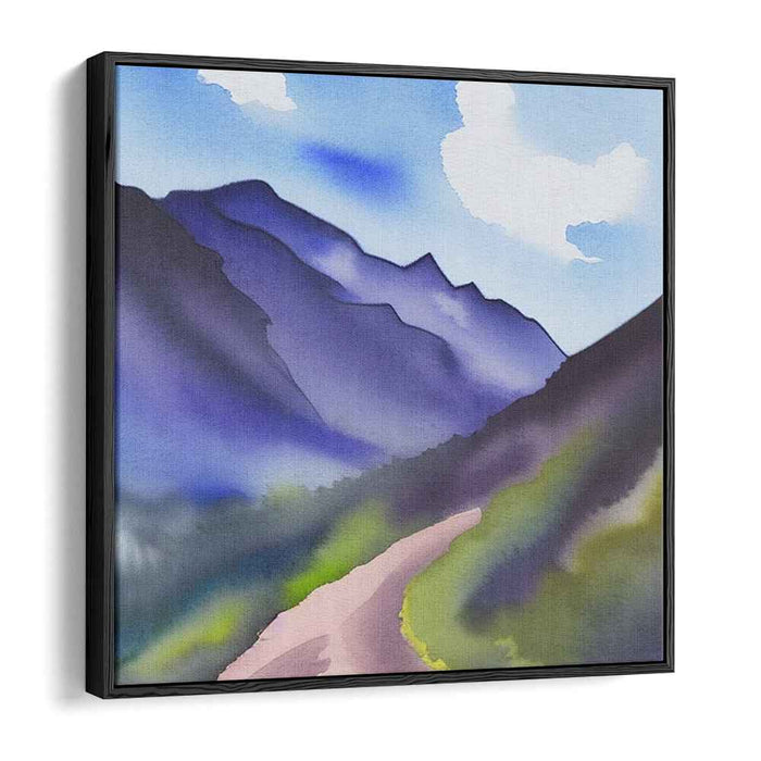 Watercolor Mountain #007