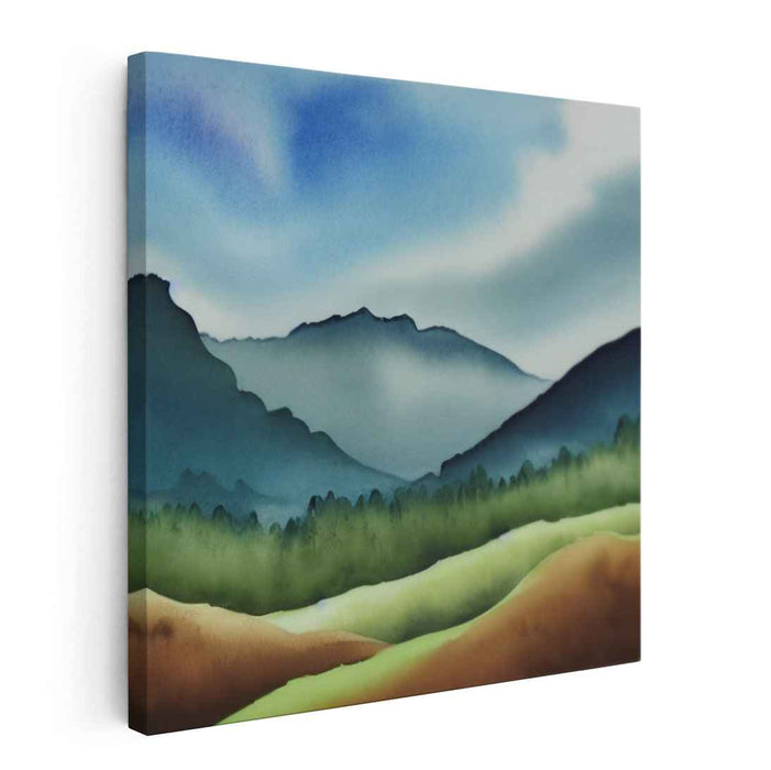 Watercolor Mountain #008