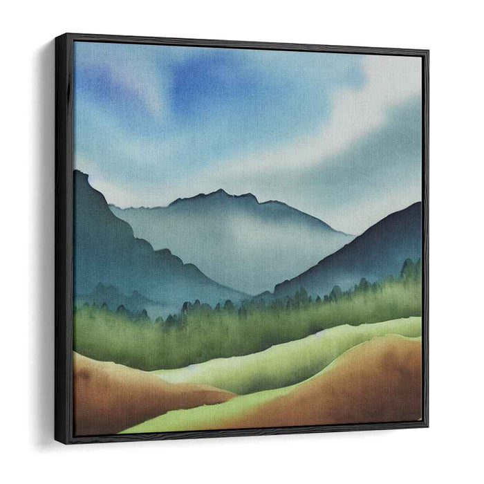 Watercolor Mountain #008