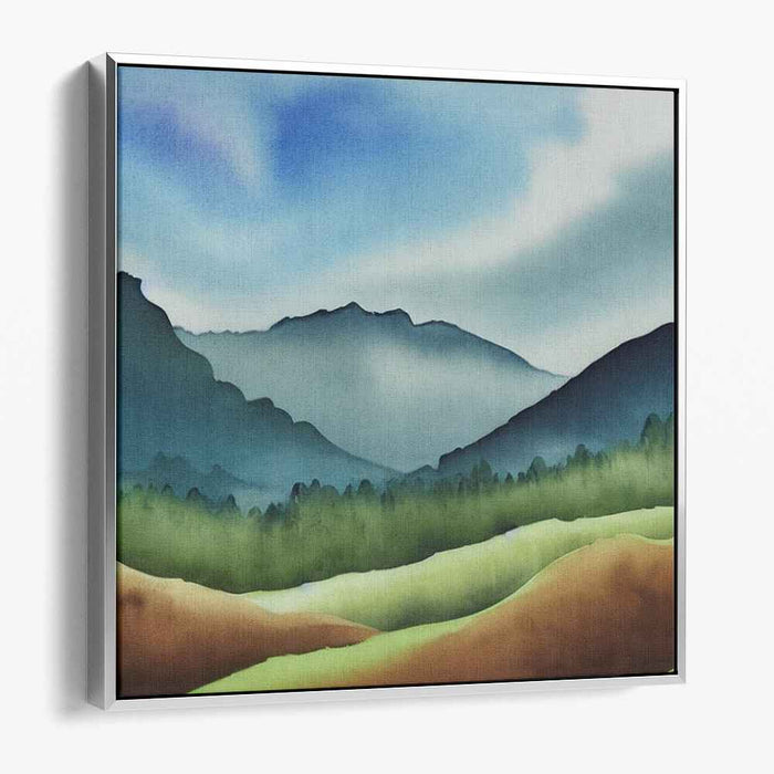 Watercolor Mountain #008