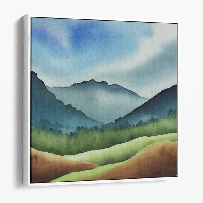 Watercolor Mountain #008