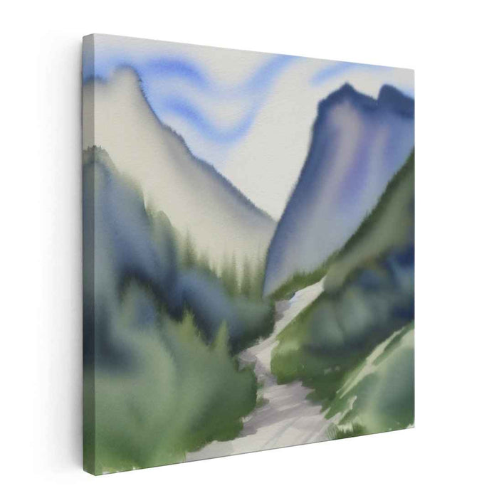 Watercolor Mountain #011