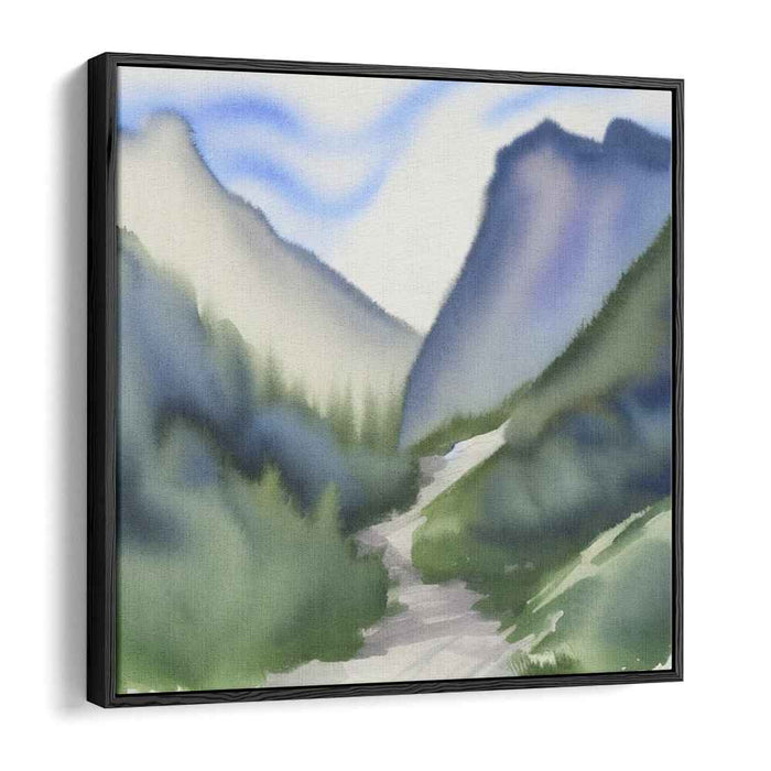 Watercolor Mountain #011