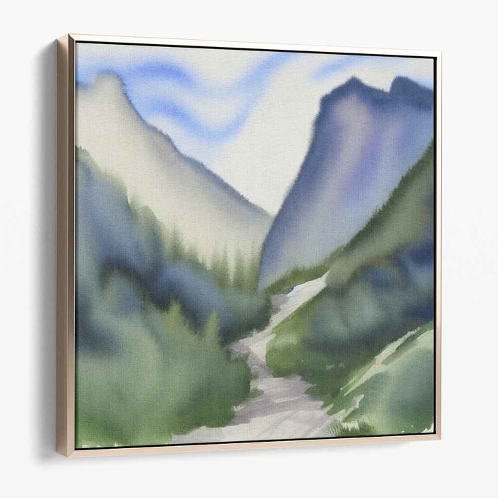 Watercolor Mountain #011