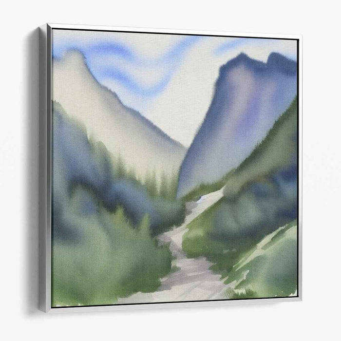 Watercolor Mountain #011