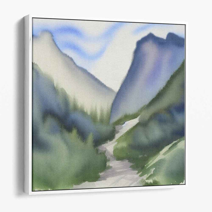 Watercolor Mountain #011