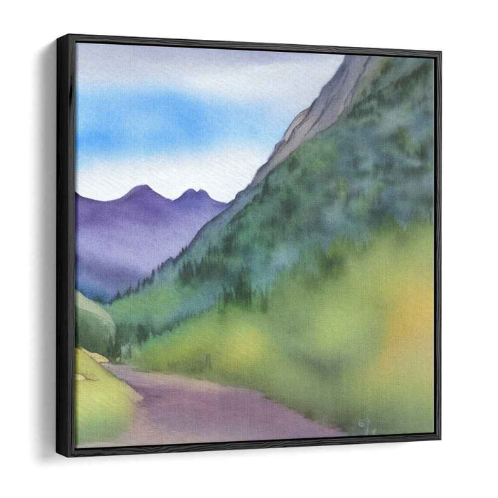 Watercolor Mountain #012