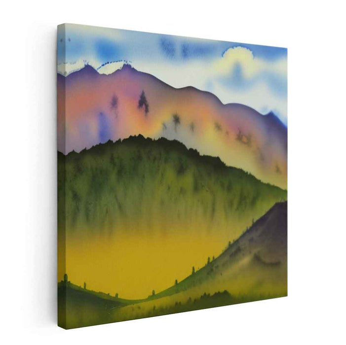 Watercolor Mountain #021