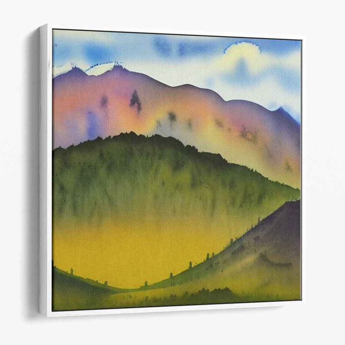 Watercolor Mountain #021