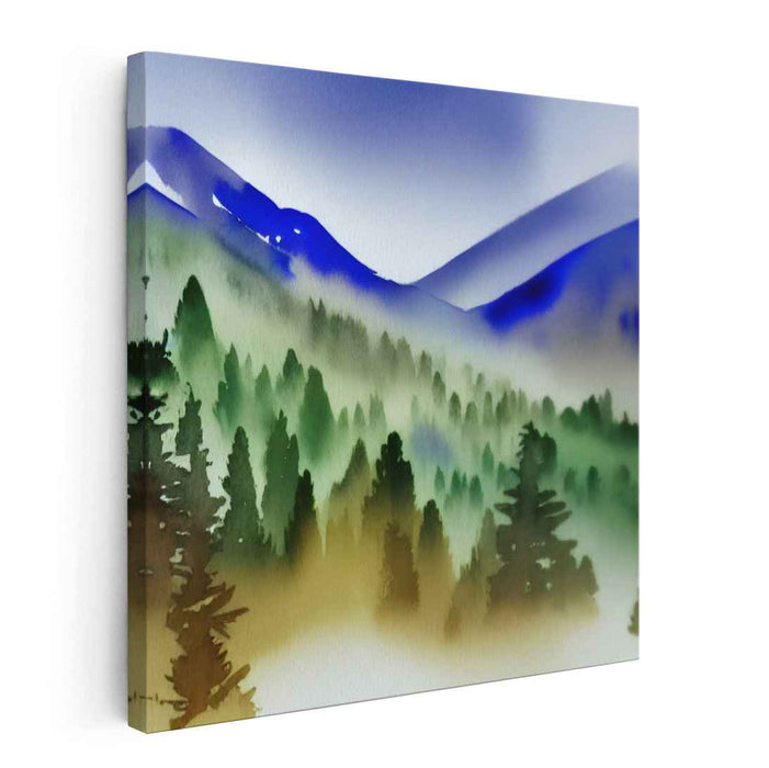 Watercolor Mountain #023