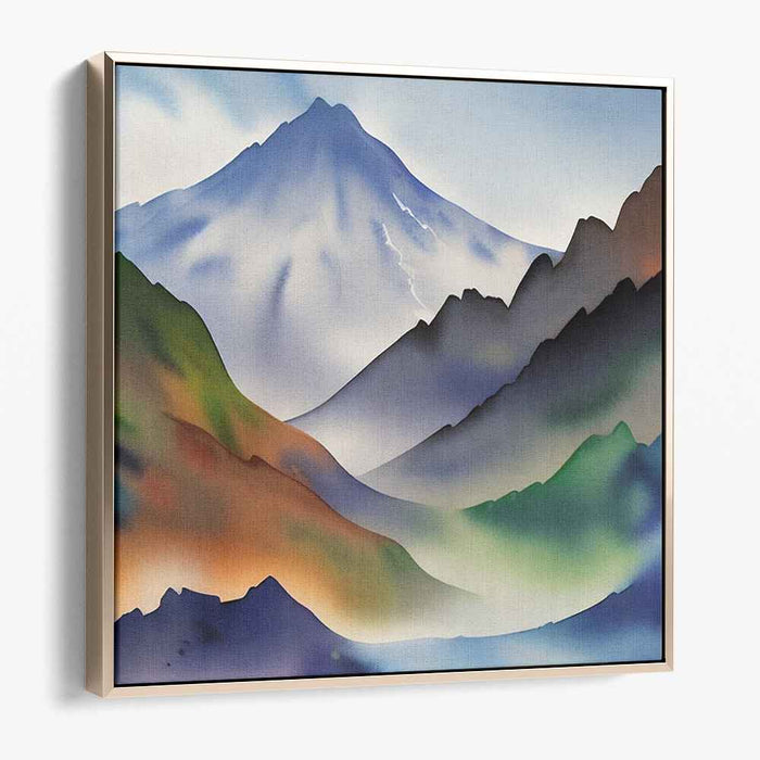 Watercolor Mountain #026