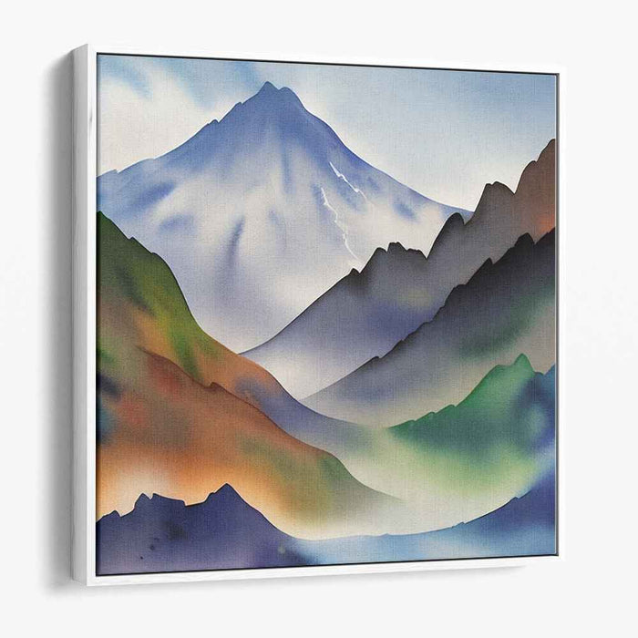 Watercolor Mountain #026