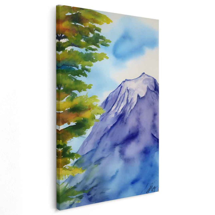 Watercolor Mountain #201